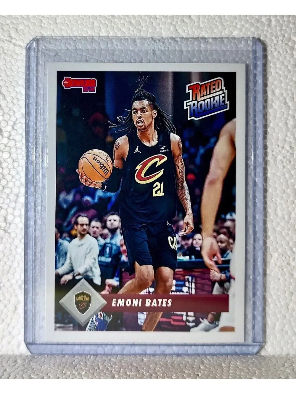 Emoni Bates 2023-24 Panini NBA #35 Rated Rookie Retro Card Cavaliers 1/715